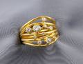 HighKarat Gold and Diamond Ring