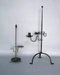 Two contemporary wrought iron table top candlestands  Provenance Collection of Richard and Rosemarie Machmer