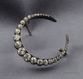 Antique Diamond Crescent Brooch
