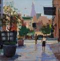 Susan Grisell American 20th21st Century Lot of Two Landscapes University PlaceEarly Morning