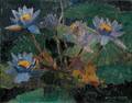 Samuel Joseph van Beek Dutch 18781957 Blauwe Lotus