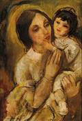 William Meyerowitz American 18871981 Mother and Child