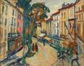 Arbit Blatas LithuanianAmerican 19081999 Street in Ceret