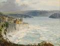 Guy Lipscombe British fl 19081937 Stormy Weather St Mawes at Cornwell
