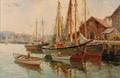 William Ward the Younger British 18291908 Harbor View
