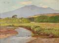 Daniel Franois Santry American 18581915 River View with Distant Hills