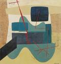 Stanley Bate American 19031972 Abstract Composition