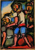 Georges Rouault French 18711958 Homme Conduisant Un Autre