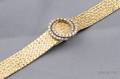 Ladys 14kt Gold and Diamond Covered Wristwatch Ebel