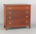 Pennsylvania Federal cherry chest of drawers early 19th c