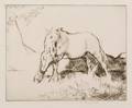 Lot of Three Prints Edmund Blampied British 18861966 White Horse