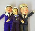Three Nora Wellings Sailor Dolls