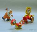 Three Lithographed Tin Clockwork Toys