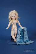 Beltontype Bisque Doll with Rare Articulated Body