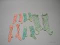Twentyone Pairs of Silk or Rayon Doll Stockings