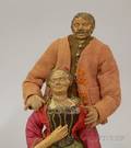 Neapolitan Creche Figures of a Village Man and Women