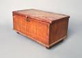 Pennsylvania painted pine miniature blanket chest