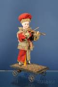 German PullToy Automaton Fiddler