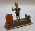 Hubley Cast Iron Trick Dog Mechanical Bank