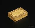 Rare 18kt Gold SurPlateau Musical Snuff Box