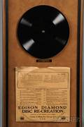 Edison Diamond Disc Presentation Record