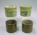 Two Edison Brown Wax Phonograph Cylinders