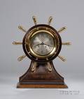 Chelsea Ships Bell Yacht Wheel Clock