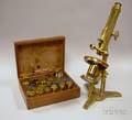 Lacquered Brass Zentmayer Intermediate Microscope