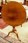 Chippendale Mahogany Tilttop Tea Table