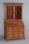 Philadelphia Chippendale mahogany three part secretary ca 1770