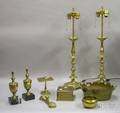 Nine Assorted Decorative Brass Items