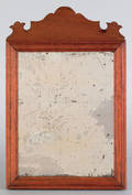 Chippendale mahogany looking glass late 18th c