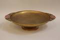 e 20th C Tiffany Gilt Bronze  Enamel Compote