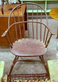 Redpainted Windsor Sackback Armchair