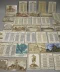 Collection of Forty Wedgwood Transfer Decorated Ceramic Calendar Tiles