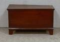 Mahogany Dovetailconstructed Blanket Box with Bracket Base