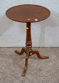 Mahogany Dishtop Candlestand