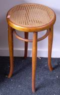 Thonet Caned Bentwood Stool