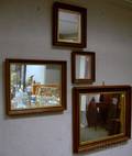 Four Gilt and Wood Mirrors