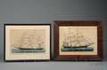 Currier  Ives publishers American 18571907 Lot of Two Works Outward Bound