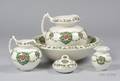 Fivepiece Wedgwood Transfer Autumnus Pattern Chamber Set