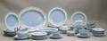 Fortyseven Piece Wedgwood Embossed Queens Ware Partial Dinner Service