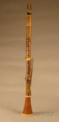 English Boxwood and Ivory Clarinet c 1820 William Milhouse London