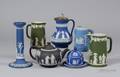 Seven Wedgwood Jasper Dip Items