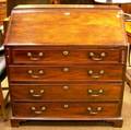 Georgian Mahogany Slantlid Desk