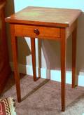 Cherry Taperleg Stand with Drawer