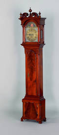 Philadelphia Chippendale walnut tall case clock ca 1770
