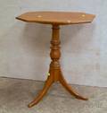 Federalstyle Octagonal Mahogany Tilttop Candlestand
