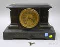 Ansonia Black Mantel Clock