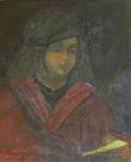 Framed Oil on Board Portrait of Lorenzo Lottas Attributed to Robert David Gauley American 18751943
